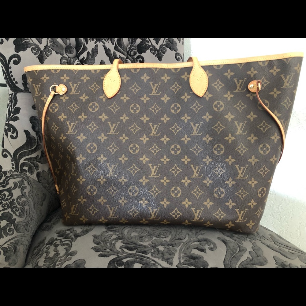 Louis Vuitton never full MM handbag